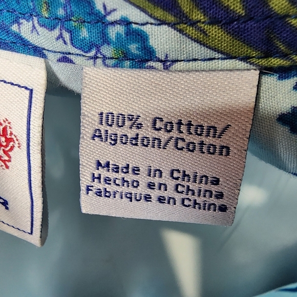 Roper Floral Pearl Snap Western Shirt  Powder Blue Feminine Cowgirl Size Large - Picture 13 of 15